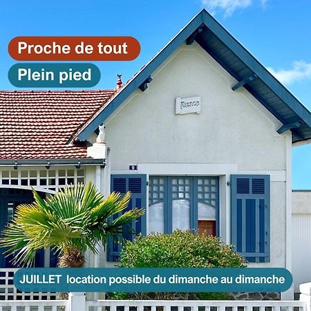 Villa Mignon avec studio dans jardin clos à 250 m de la plage Saint-Jean-de-Monts Esterno foto
